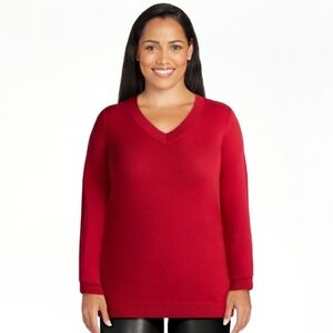 Terra & Sky V-Neck Sweater